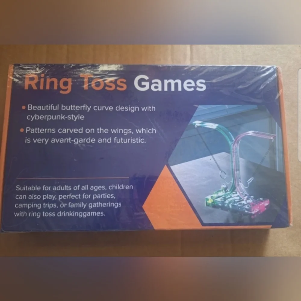 Hook and Ring Toss Battle Game Suitable for All Ages NEW
